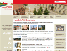 Tablet Screenshot of osterburg.de